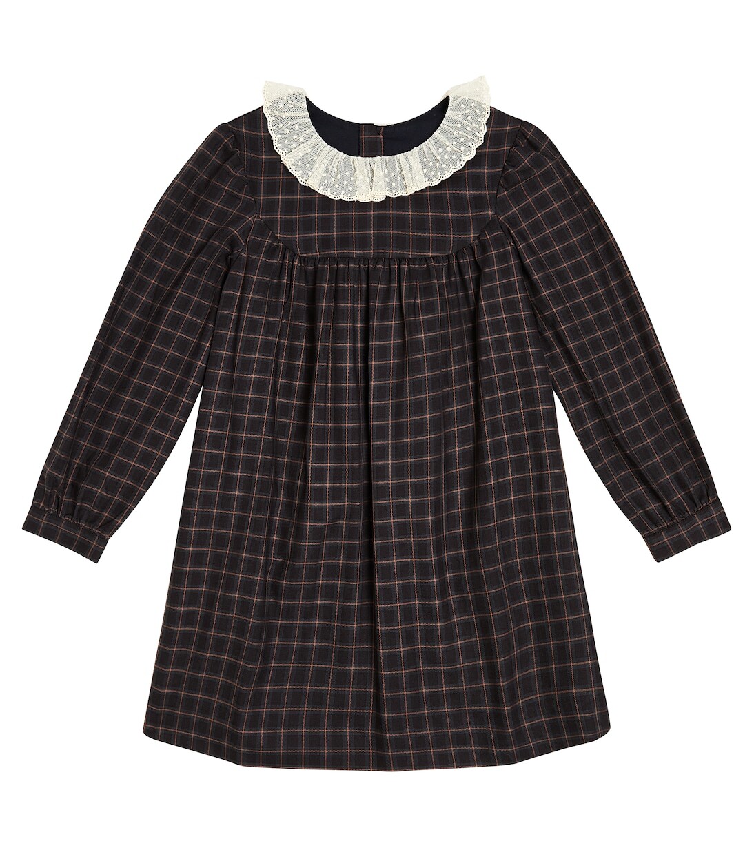 

Хлопковое платье tamiko в клетку Bonpoint, мультиколор