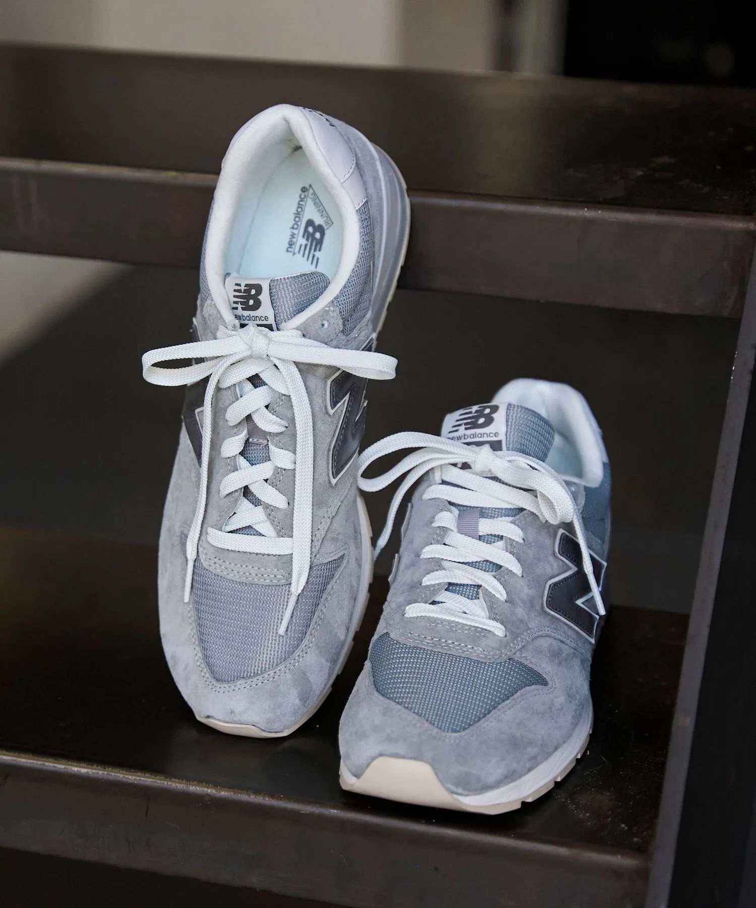 Мужские кроссовки New Balance 996 серые — фото 3