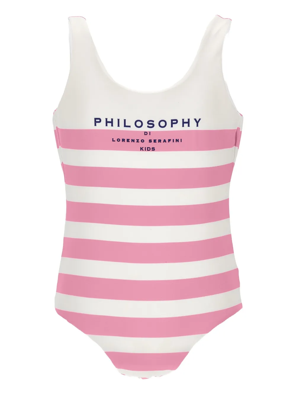 

Купальник в полоску Philosophy Di Lorenzo Serafini Kids, желтый