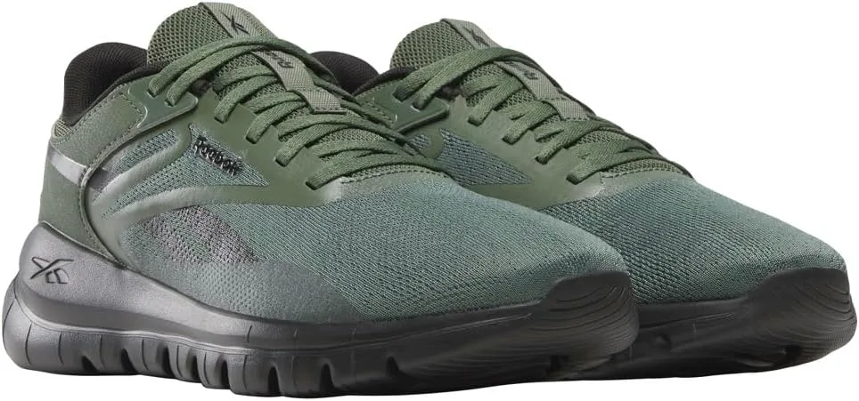 Мужские кроссовки Reebok Split Flex, зеленый/белый/черный — фото 2