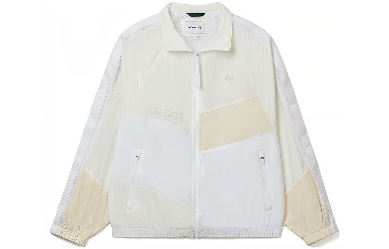 

Куртка мужская светло-оранжевая с цветовыми блоками Lacoste, светло-оранжевый