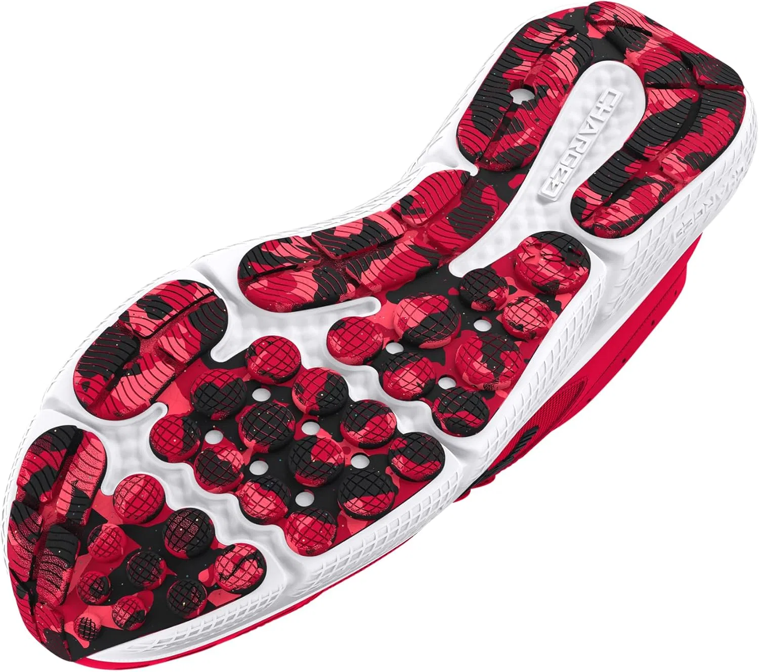 Мужские беговые кроссовки Under Armour Charged Assert 10, Red / Black — фото 4