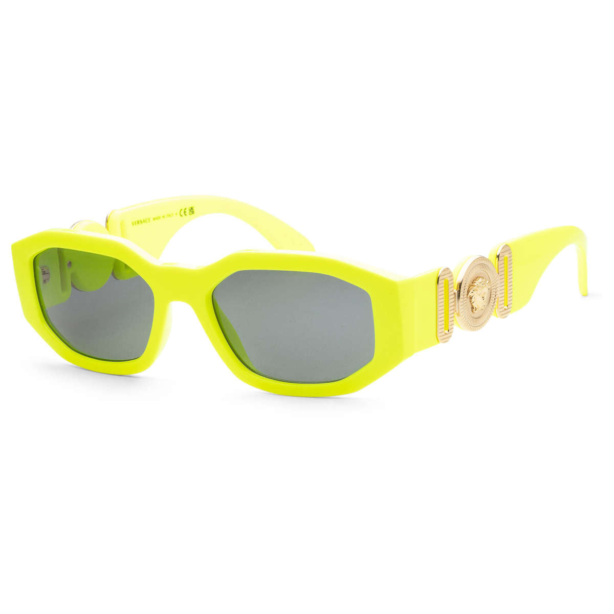 

Versace Мужские солнцезащитные очки 53 мм, цвет Yellow Fluorescent