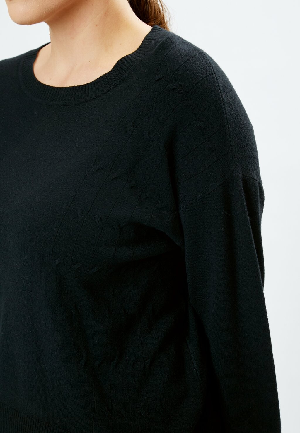 

Джемпер DROPPED SHOULDER Maison Form'elle, черный