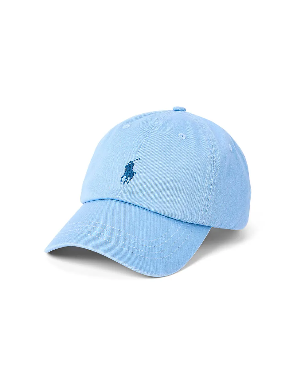 

Мужская кепка из хлопка с вышитой лошадью Polo Ralph Lauren, голубой