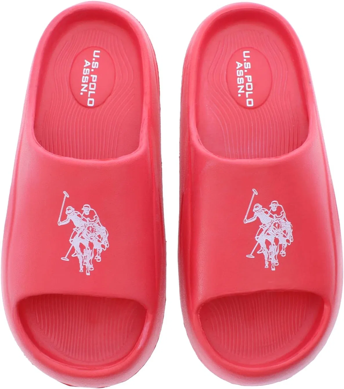 Детские тапочки из ЭВА, US Polo Assn. RYDER001K/5G2 U.S.POLO ASSN., Red — фото 2