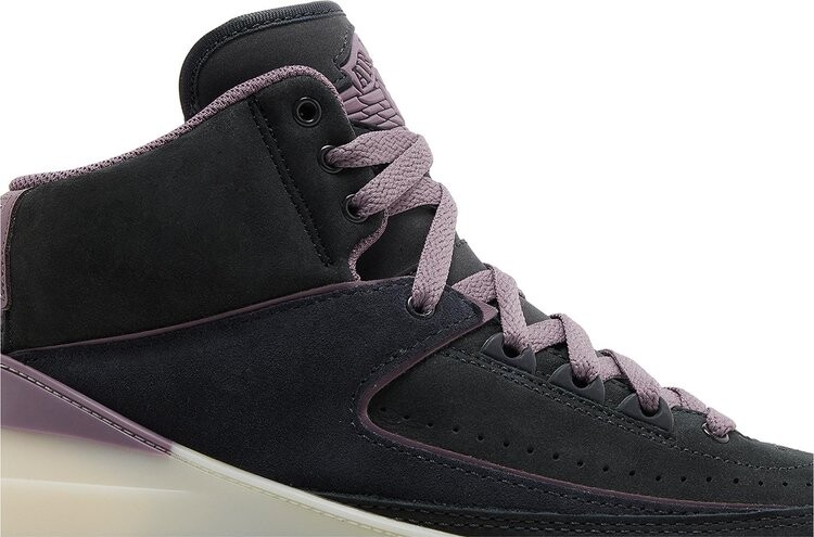 Кроссовки Wmns Air Jordan 2 Retro 'Off Noir Mauve', серый — фото 2