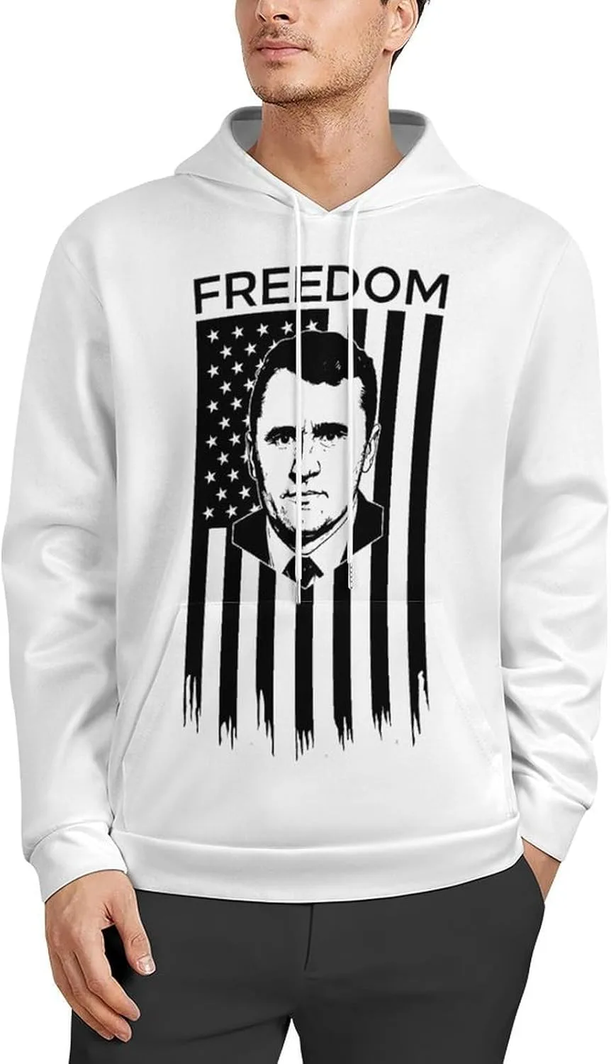 

Толстовка с капюшоном Charlie Kirk для мужчин, легкая, с карманами CONGIRLBOON