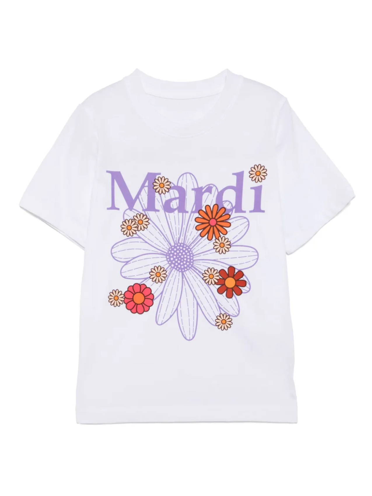 

Mardi Mercredi Les Petites футболка с логотипом, белый