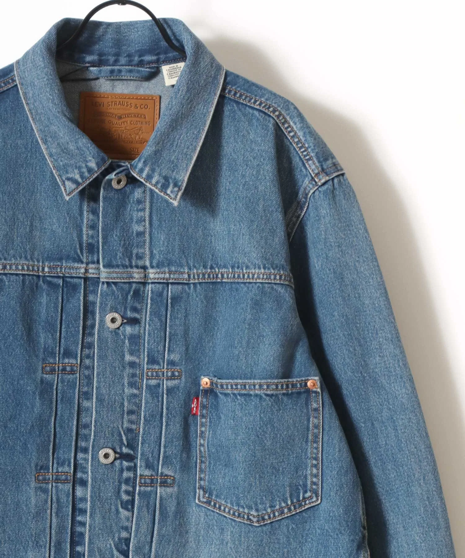Джинсовая куртка Levi's TYPE-1 TRUCKER / Джинсовая куртка оверсайз / G-Jean / Женская / Мужская