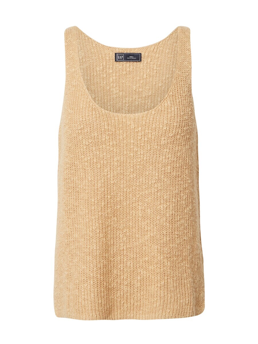 

Вязаный топ GAP Knitted Top, бежевый