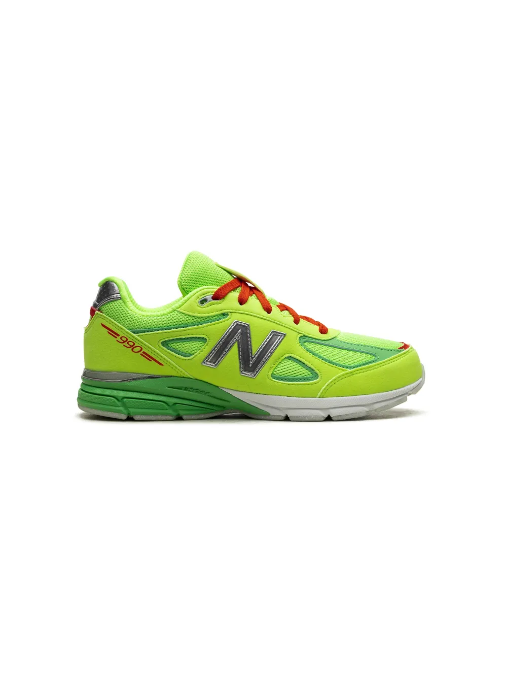 Кроссовки 990v4 GS DTLR - Festive New Balance Kids, зеленый — фото 2