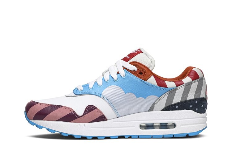 Кроссовки Nike Parra x Air Max 1 'Friends & Family', белый — фото 3