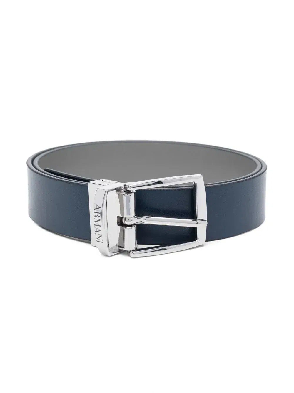 Ремень с логотипом Emporio Armani Kids, синий