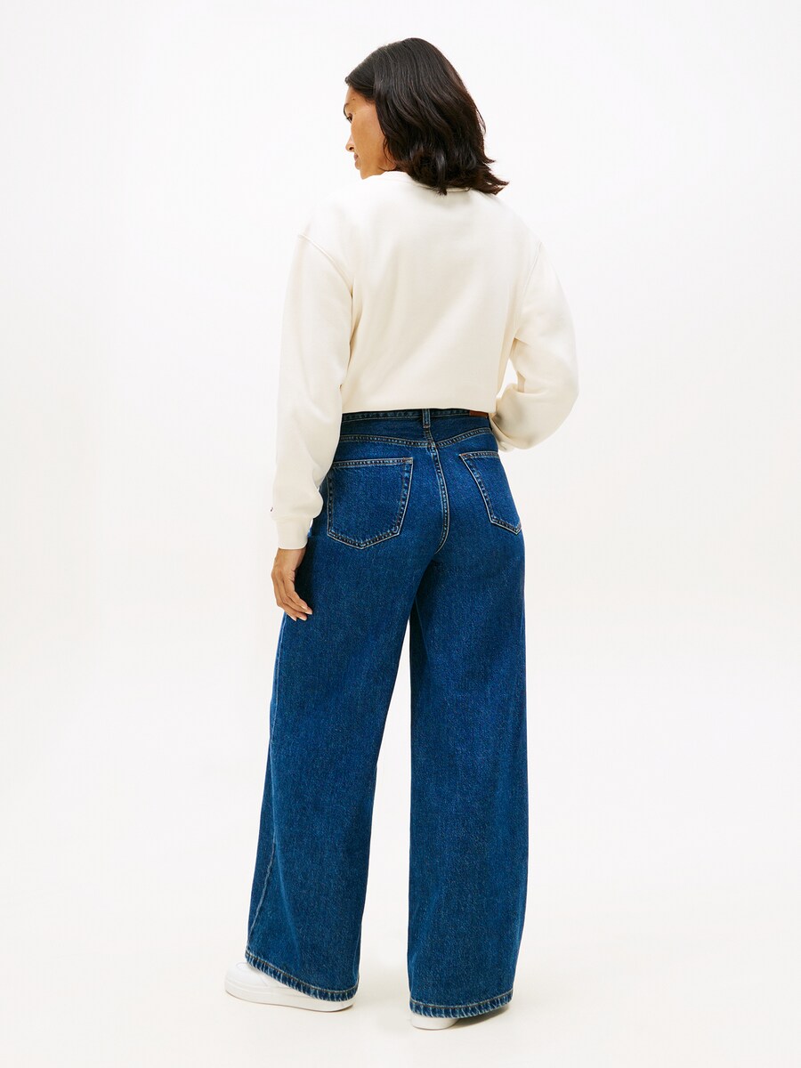 Джинсы с широкими штанинами TOMMY HILFIGER Emi 70s, синий — фото 4