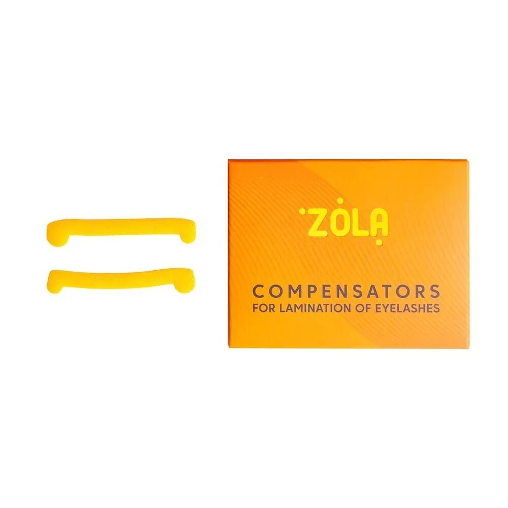 

Zola, Насадки-компенсаторы для ламинирования ресниц, 1 пара, оранжевые