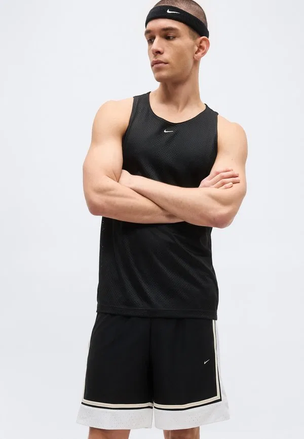 Профессиональные короткие спортивные шорты Nike Performance, Black/White/Pale Ivory — фото 4