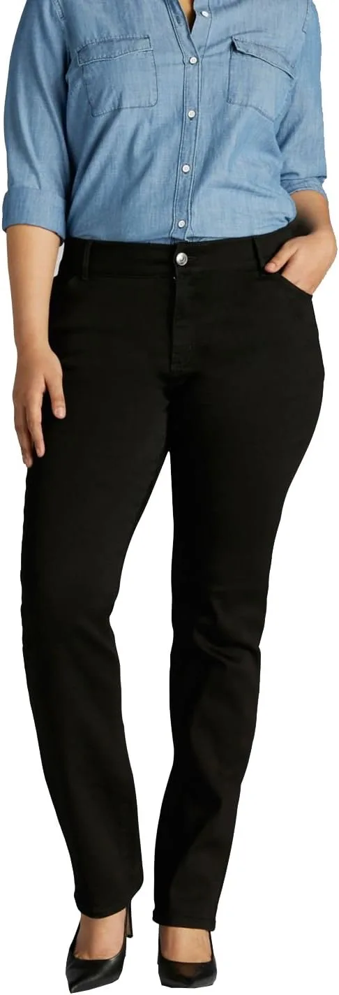 

Lee Женские джинсы Secretly Shapes Regular Fit Straight Leg