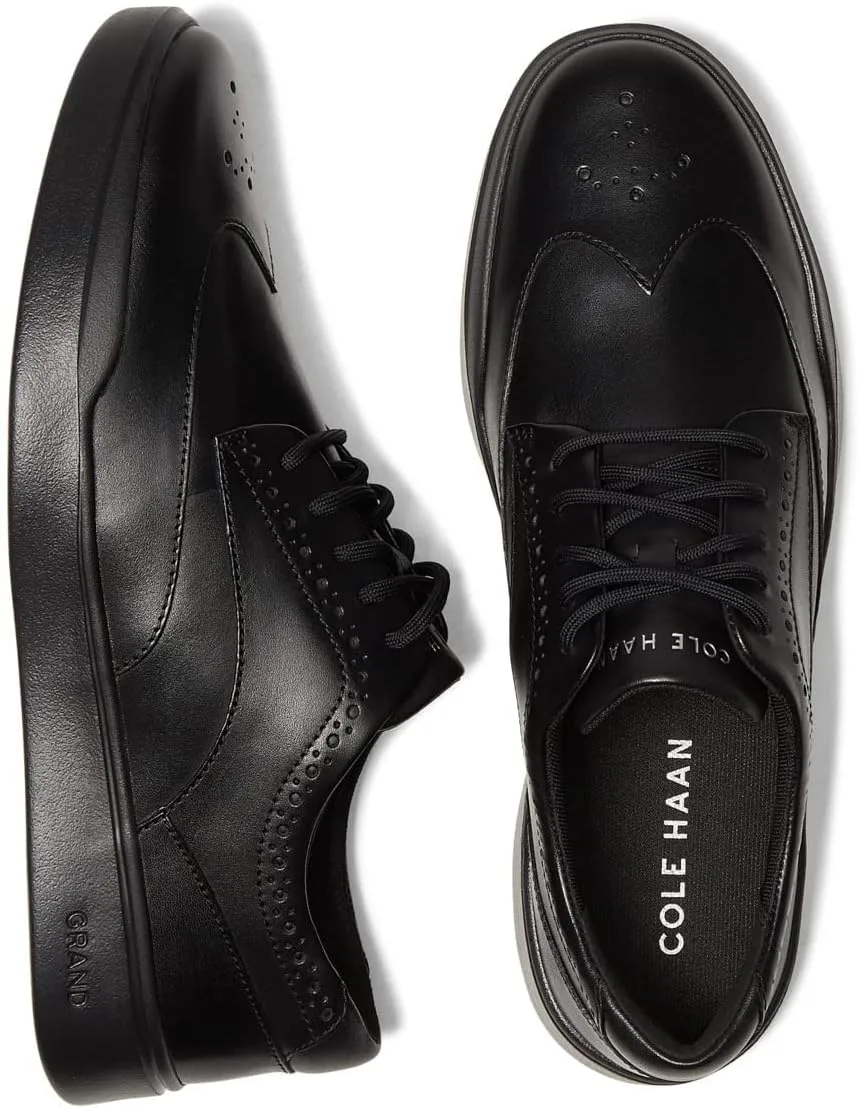 Мужские кроссовки Cole Haan Grand Crosscourt Wingtip, черный — фото 2