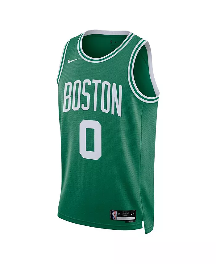 Мужская баскетбольная майка Jordan Jayson Tatum Boston Celtics Swingman Nike, зеленый — фото 2