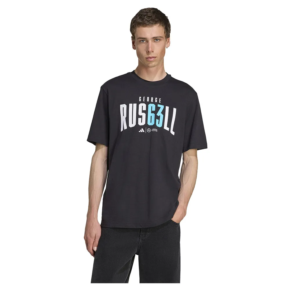 

Футболка с коротким рукавом adidas Mercedes-AMG Petronas Formula One Team George Russell, черный