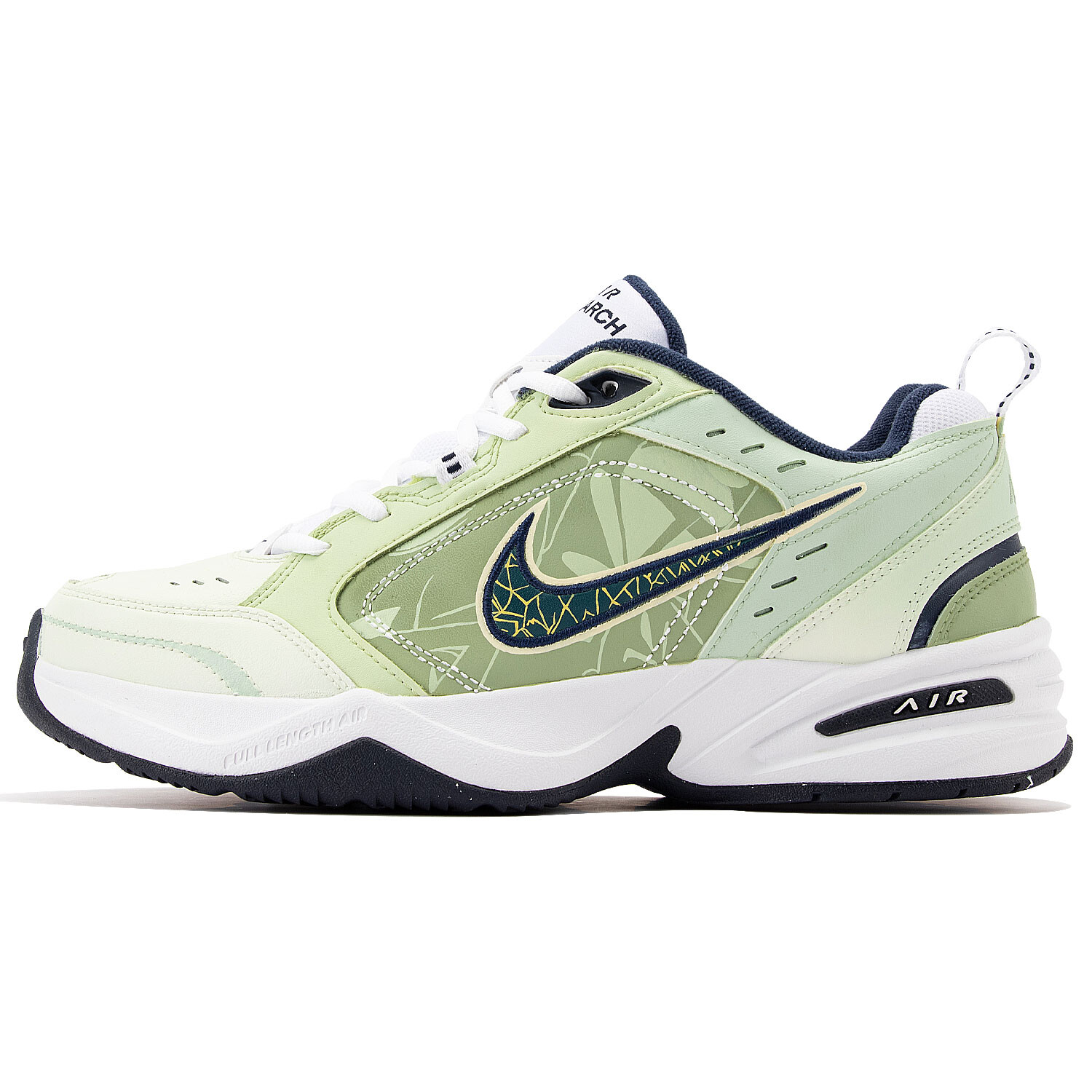 

Кроссовки Nike Air Monarch 4 Chunky Sneakers Unisex Low-top Green/White, зеленый
