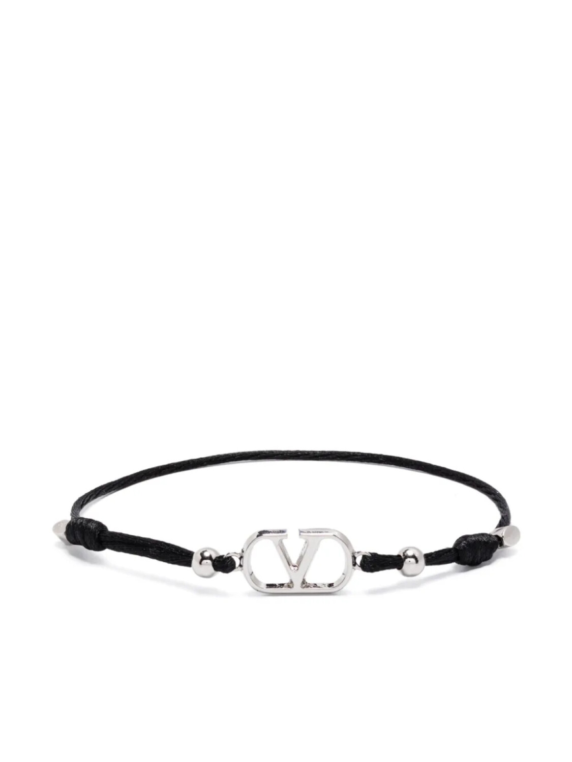 

Valentino Garavani браслет с логотипом VLogo Signature, серебристый