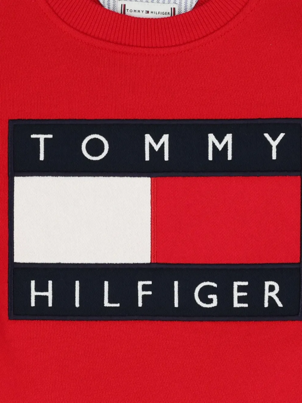 Толстовка с длинными рукавами и аппликацией Tommy Hilfiger Junior, красный — фото 3