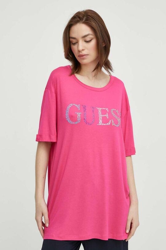 

Пляжная футболка Guess, розовый