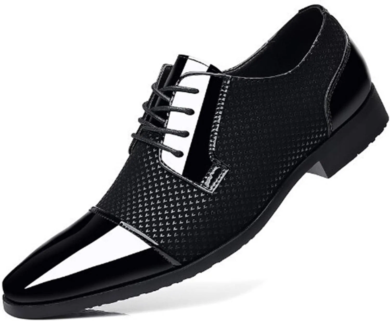 Туфли Herren Kleiderschuhe Herrenschuhe Herren Lederschuhe Herren lässige Lederschuhe (13) Generic, Schwarz