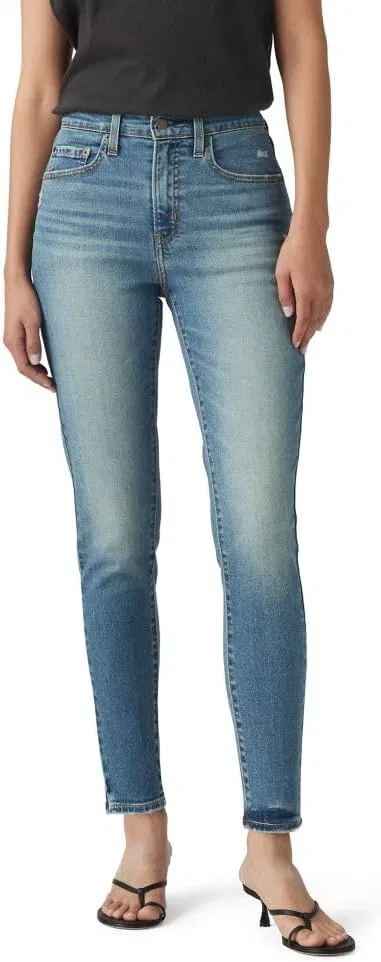 Джинсы высокие зауженные Levi's, Rain Or Shine