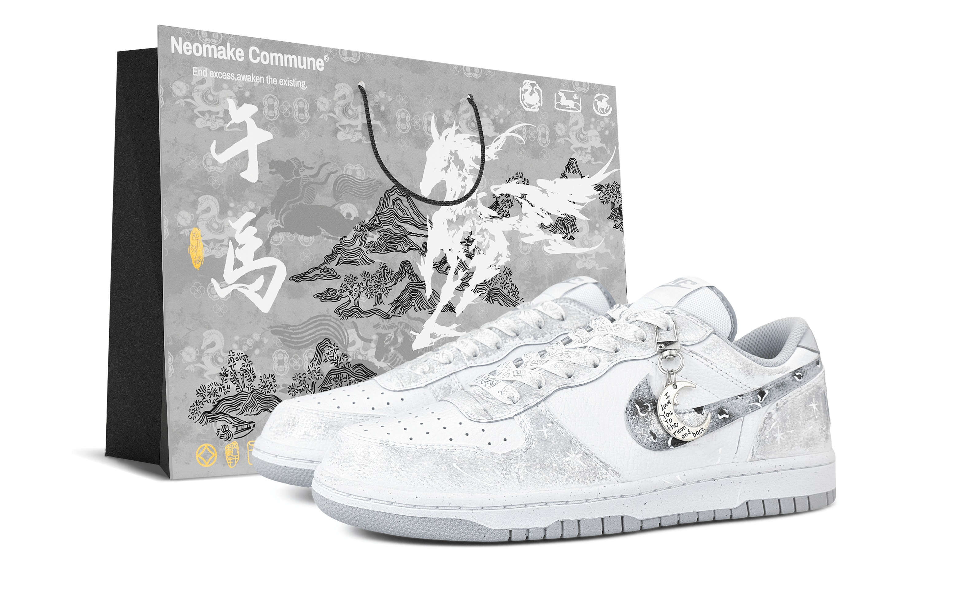 

Большие легкие и дышащие низкие скейтборд кроссовки мужские Nike, crescent белый ld new year белый