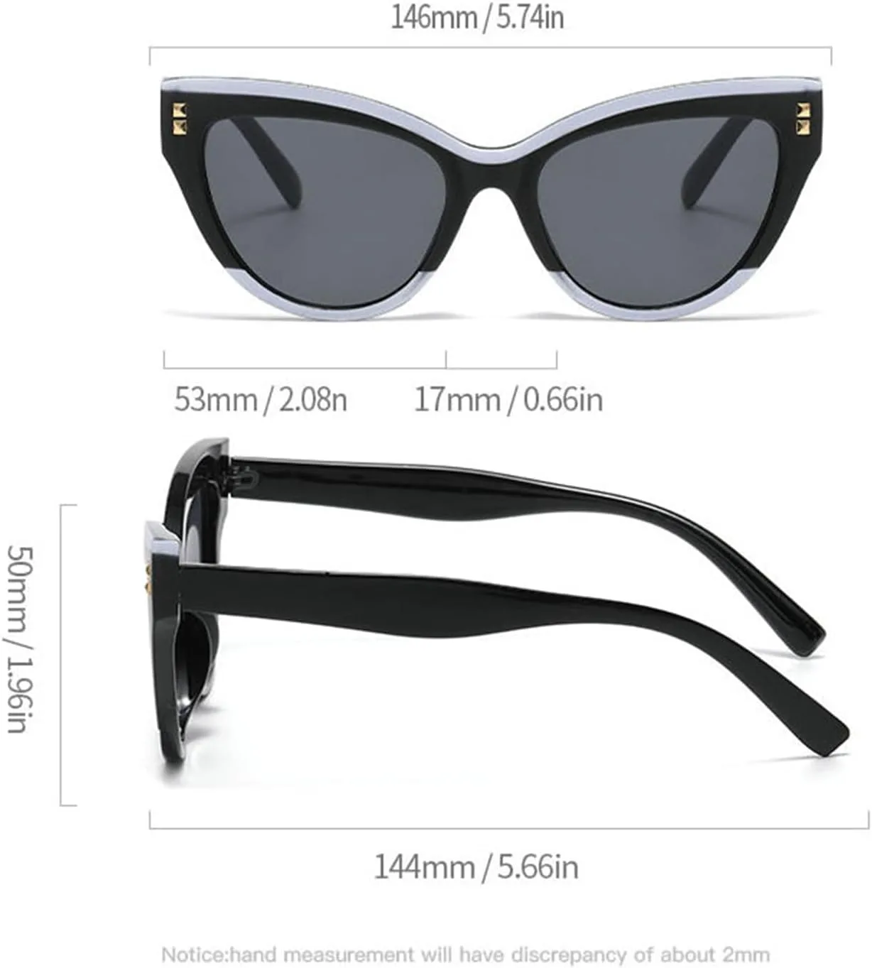 

Винтажные солнцезащитные очки Willochra «кошачий глаз» для женщин, модные градиентные квадратные солнцезащитные очки для мужчин, защита от УФ-излучения UV400, C5