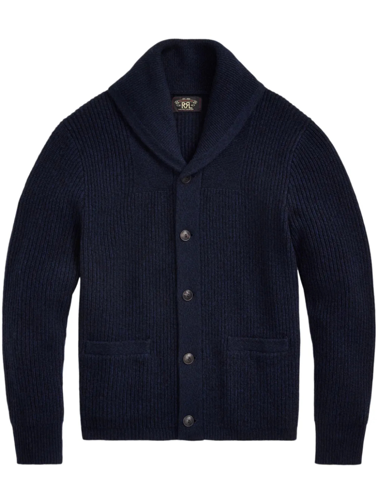 

Ralph Lauren RRL кардиган с воротником-шалькой, синий