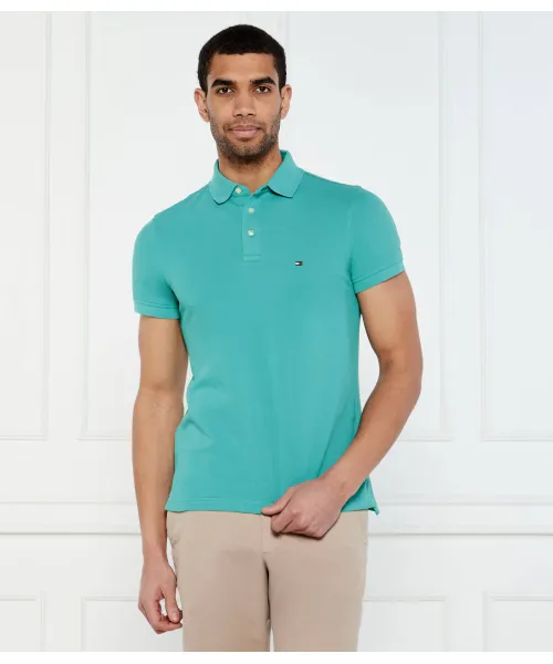 

Футболка поло Slim fit Tommy Hilfiger, синий