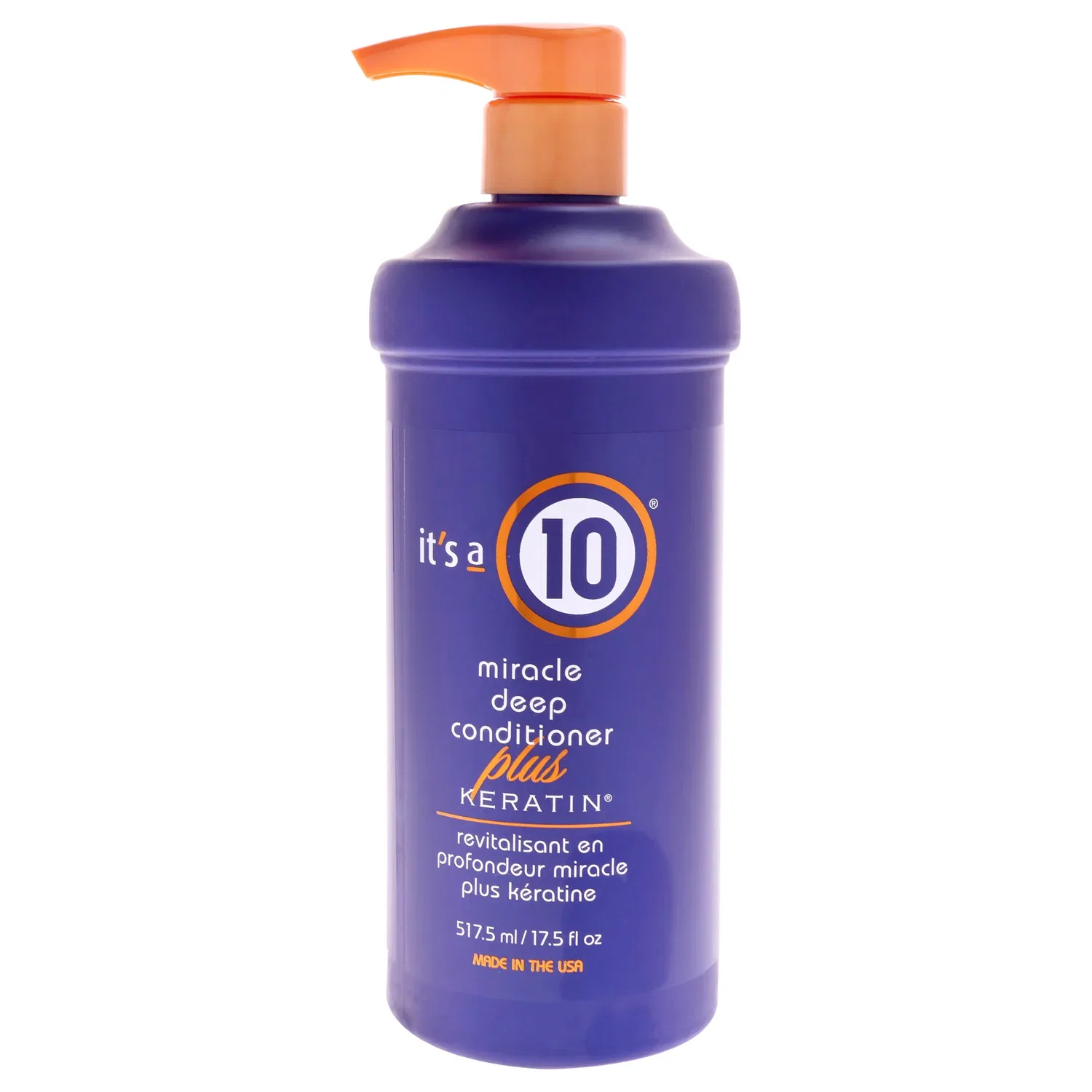 Кондиционер Miracle Deep Conditioner Plus Keratin от Its A 10 для мужчин и женщин - 17, 5 унций (500 мл), Clear/Transparent