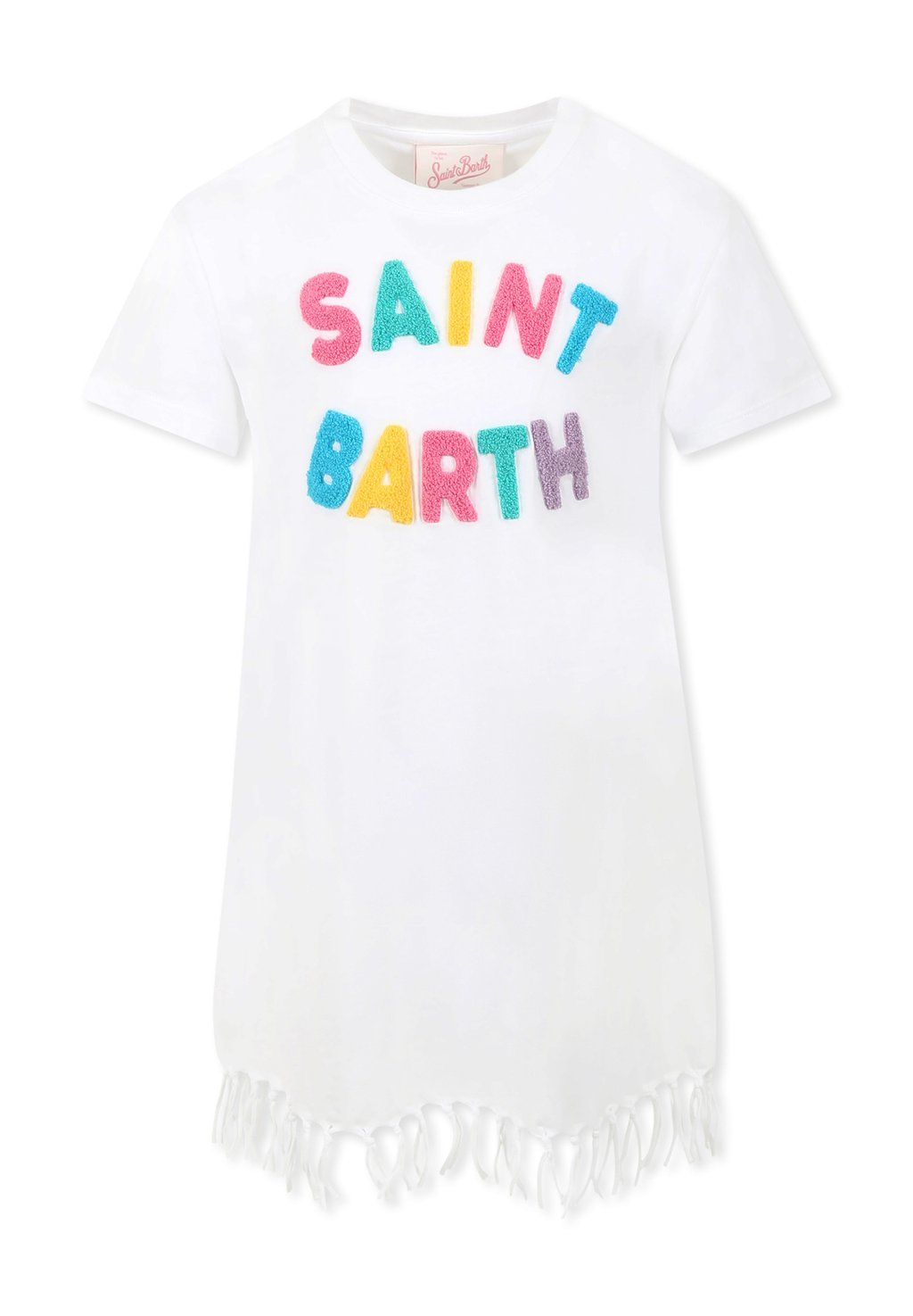 

Платье из джерси MC2 Saint Barth, белый