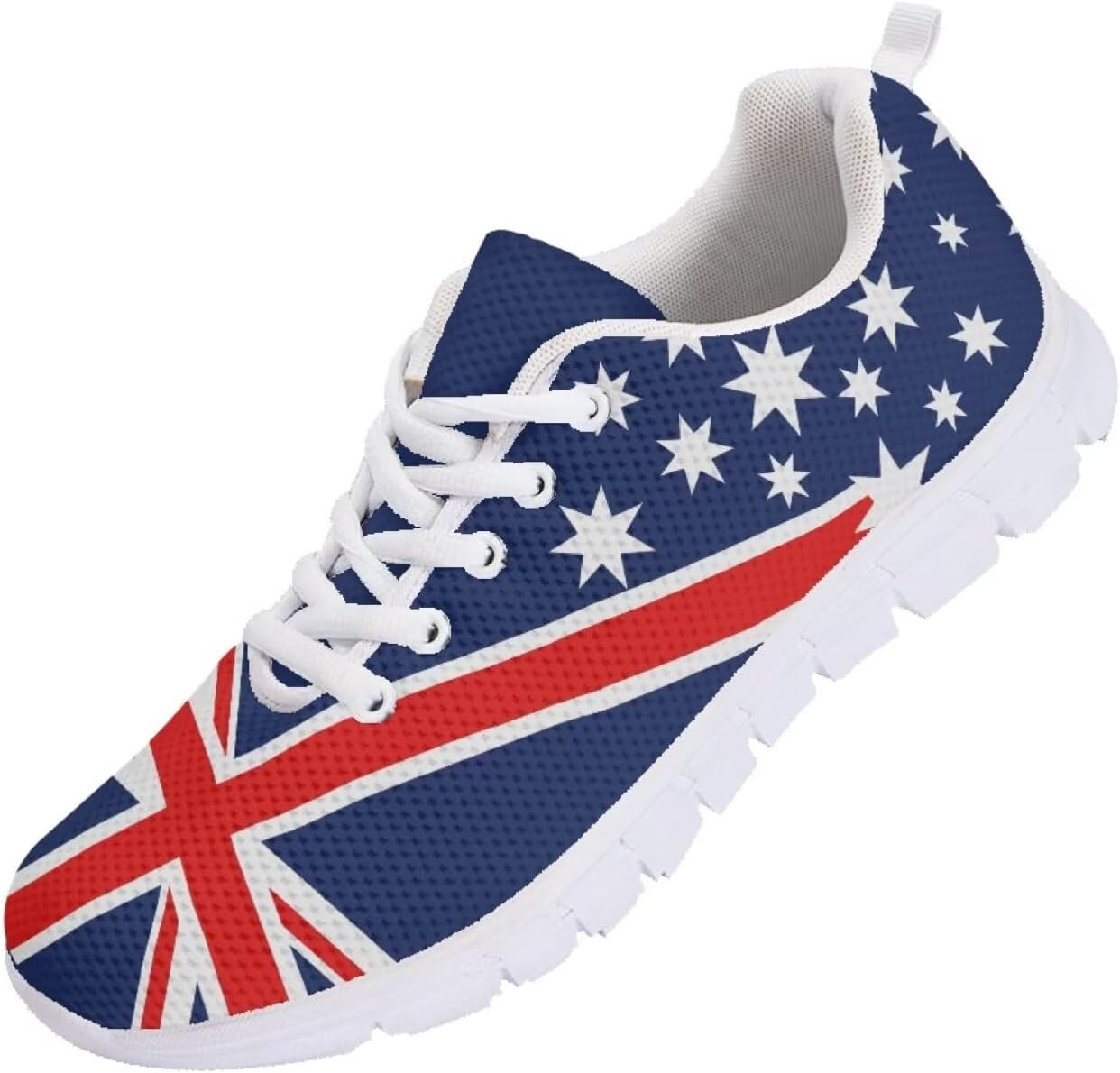

Женские и мужские кроссовки для бега, модные кеды, легкие спортивные кроссовки для фитнеса и тренировок, для тенниса, бега и походов Getelinseng, British Flag Print