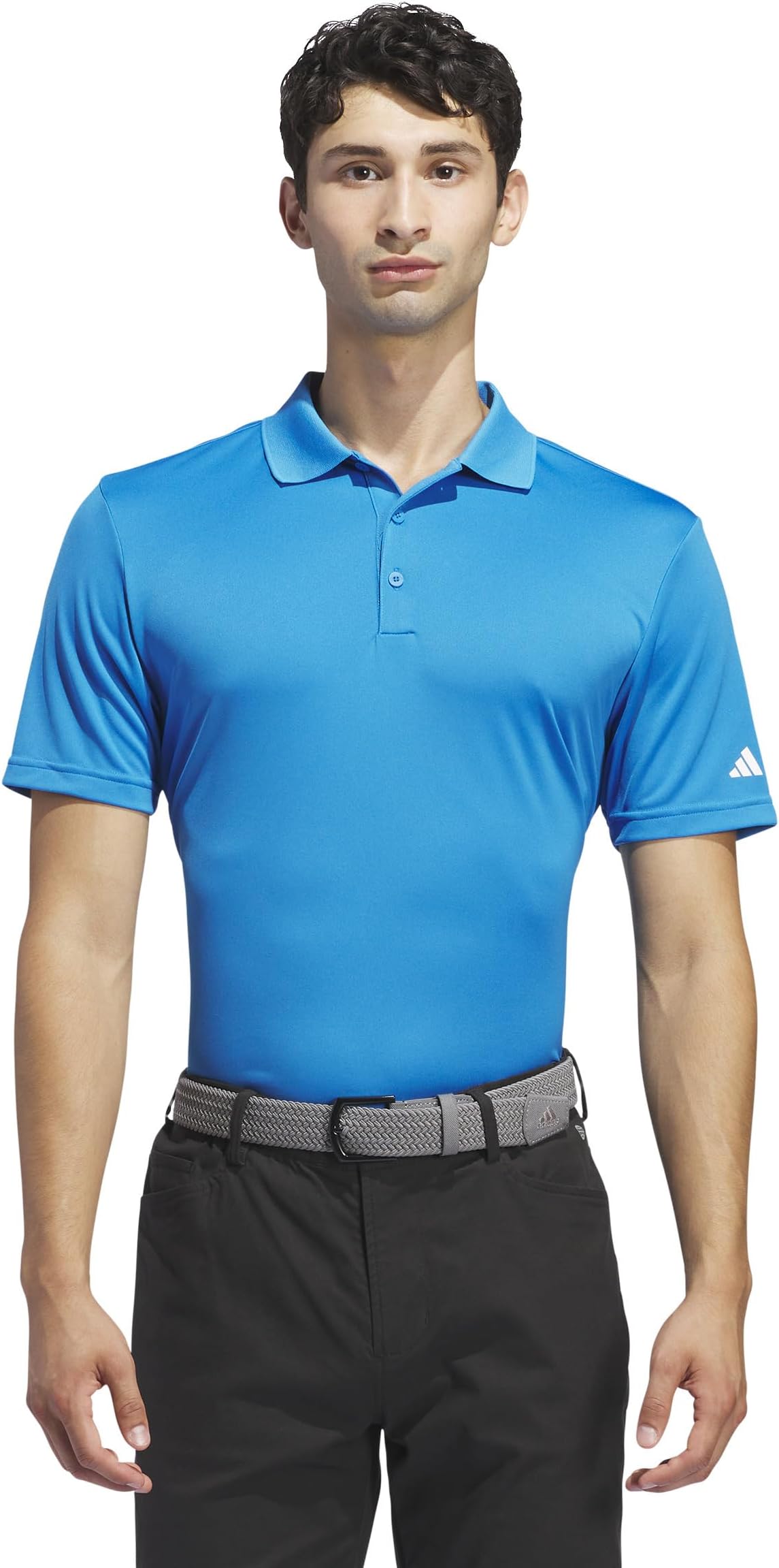 Футболка adidas Golf adi Performance Short Sleeve Golf Polo Shirt, цвет Bright Blue — фото 4