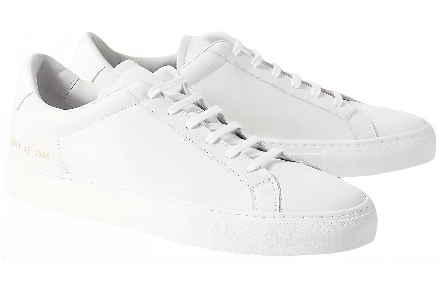 

Низкие кеды для скейтбординга мужские белые COMMON PROJECTS
