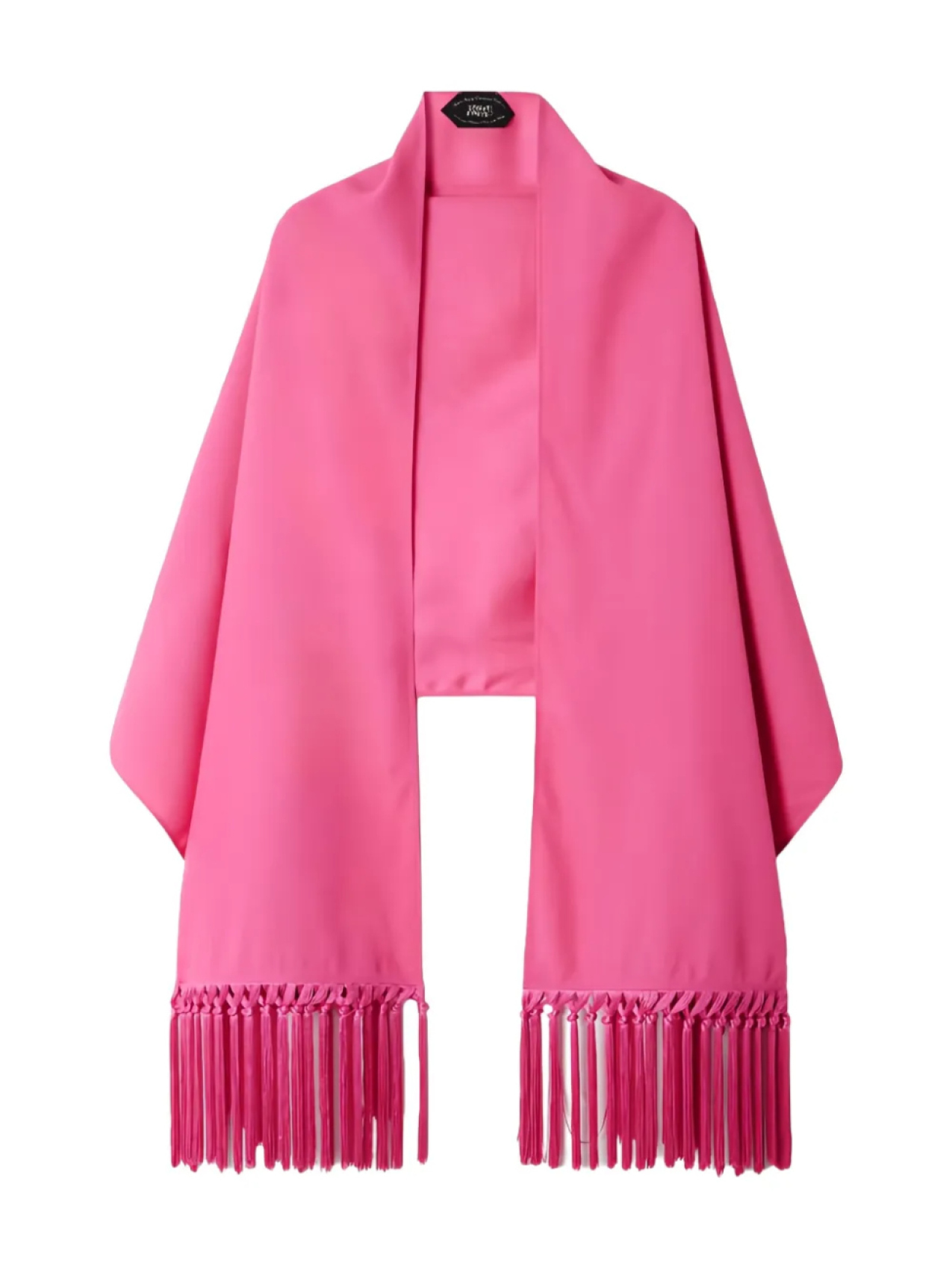 

Taller Marmo шарф с бахромой, розовый