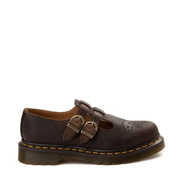 Dr. Martens Женские повседневные туфли Mary Jane, темно коричневый