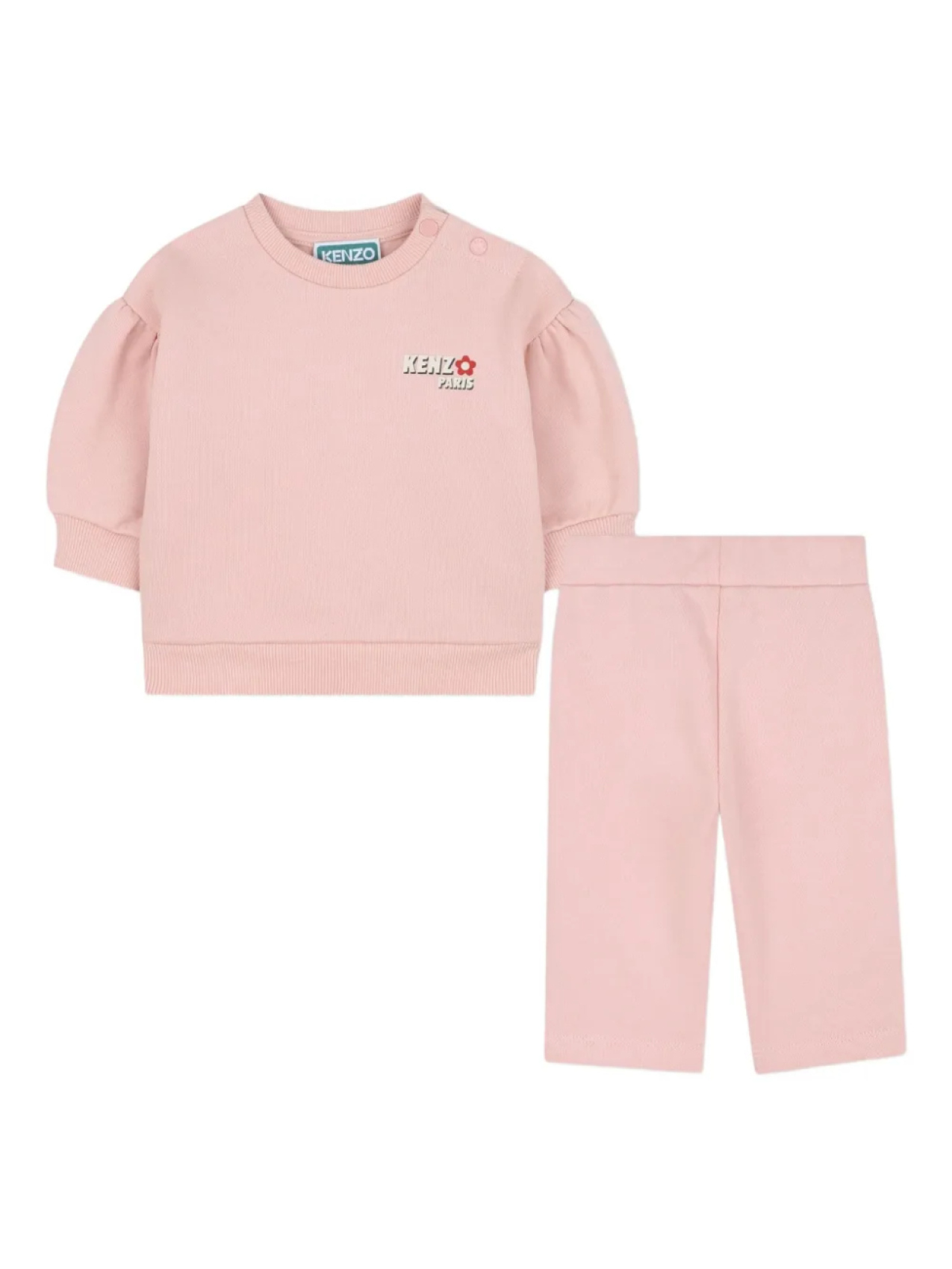 

Kenzo Kids спортивный костюм с объемными рукавами, розовый