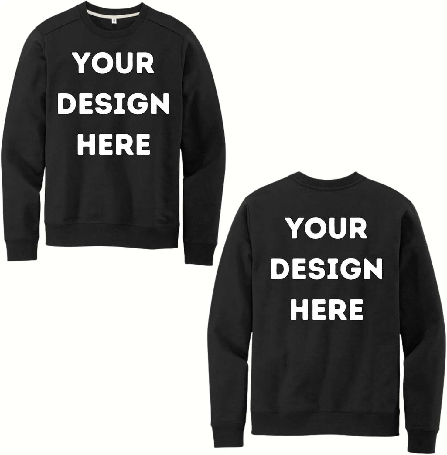 

Кастомный флисовый свитшот Midweight с принтом спереди и сзади LOGO IMPRESSION