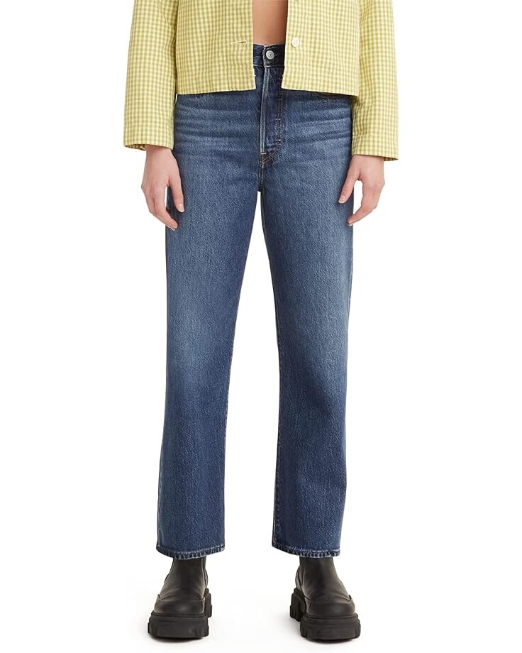 

Джинсы Levi's Premium Ribcage Straight Ankle, цвет Valley View