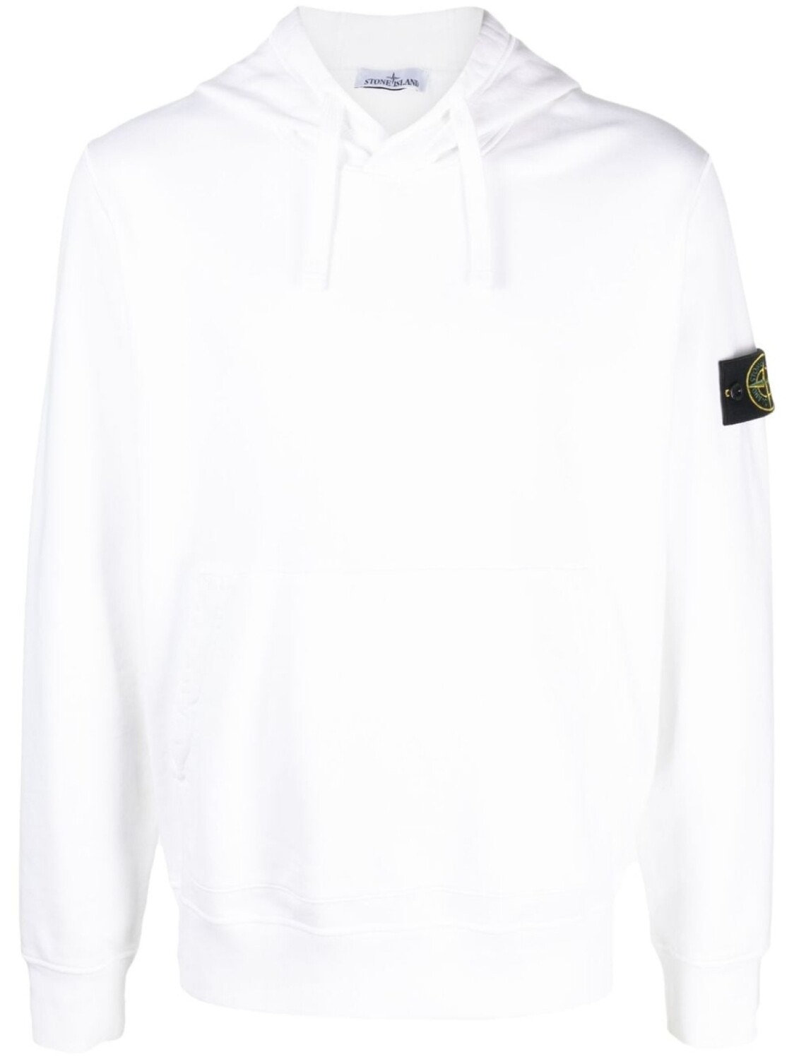 

Stone Island худи с нашивкой Compass, белый