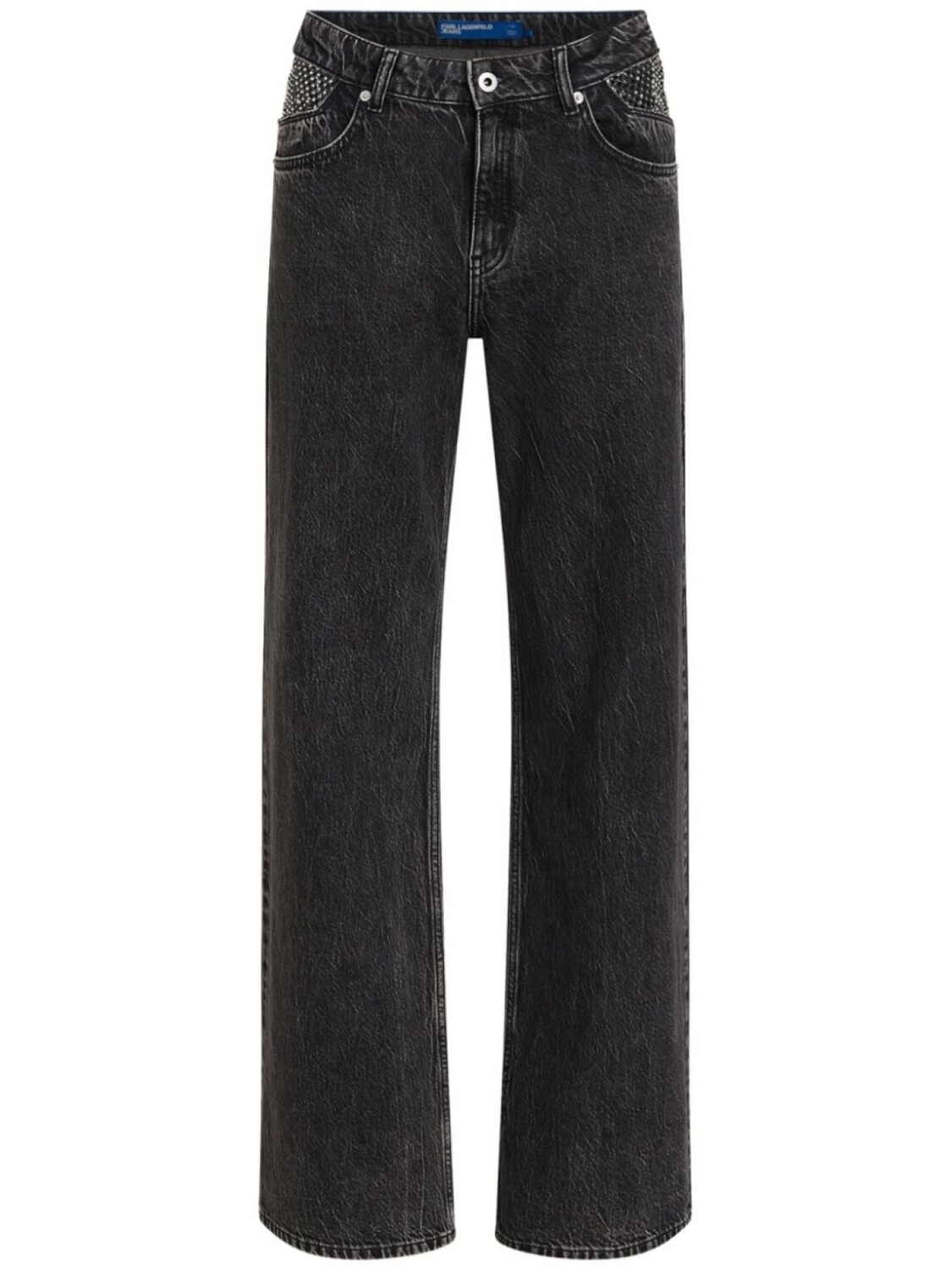 

Karl Lagerfeld Jeans прямые джинсы с цепочкой, серый