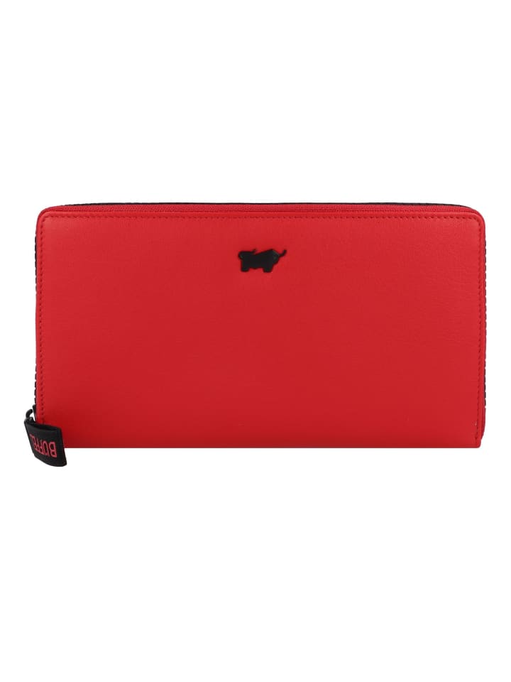 

Кошелек Braun Büffel Capri RFID Schutz Leder 19 cm, цвет flame red