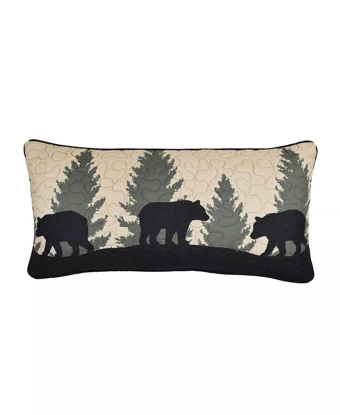 

Декоративная подушка в виде лапы в клетку Bear Walk, 18 x 18 дюймов American Heritage Textiles, мультиколор