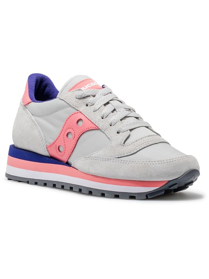 Кроссовки на шнуровке Saucony Sneakers Jazz Triple, цвет Grau/Pink